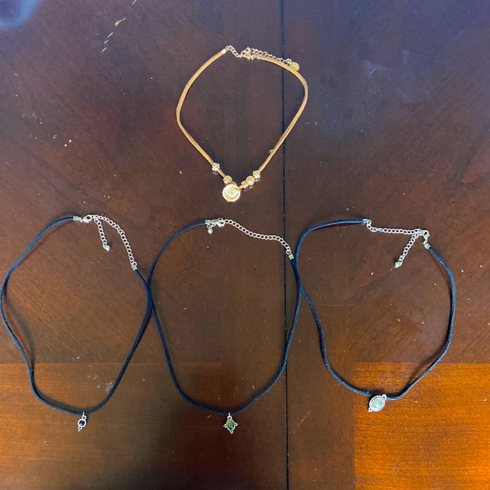 Bundled necklaces